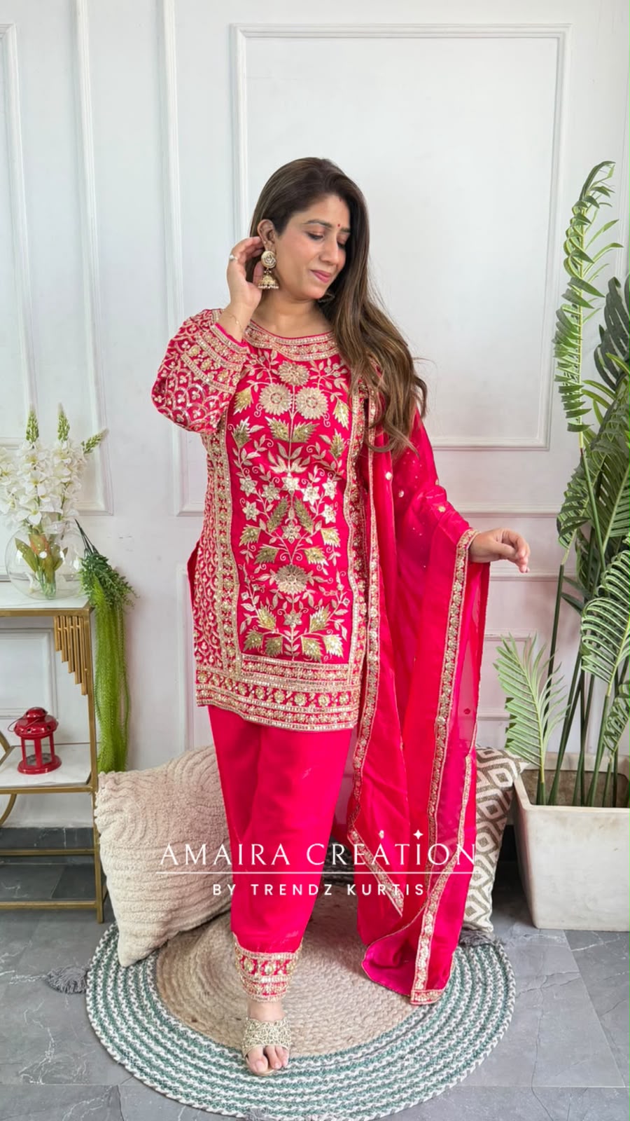 Sanskriti (Magenta Colour)
