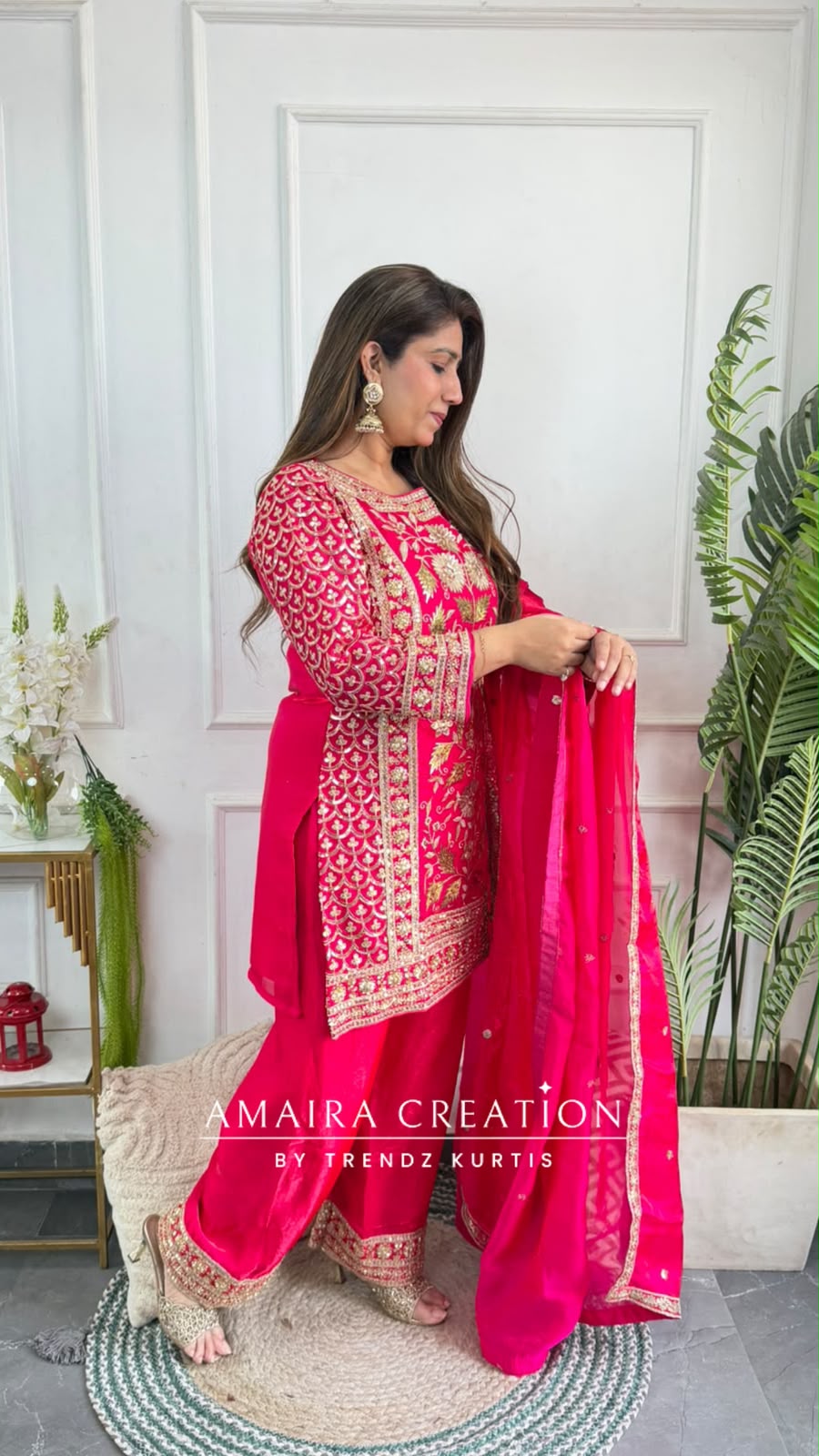 Sanskriti (Magenta Colour)