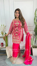 Sanskriti (Magenta Colour)