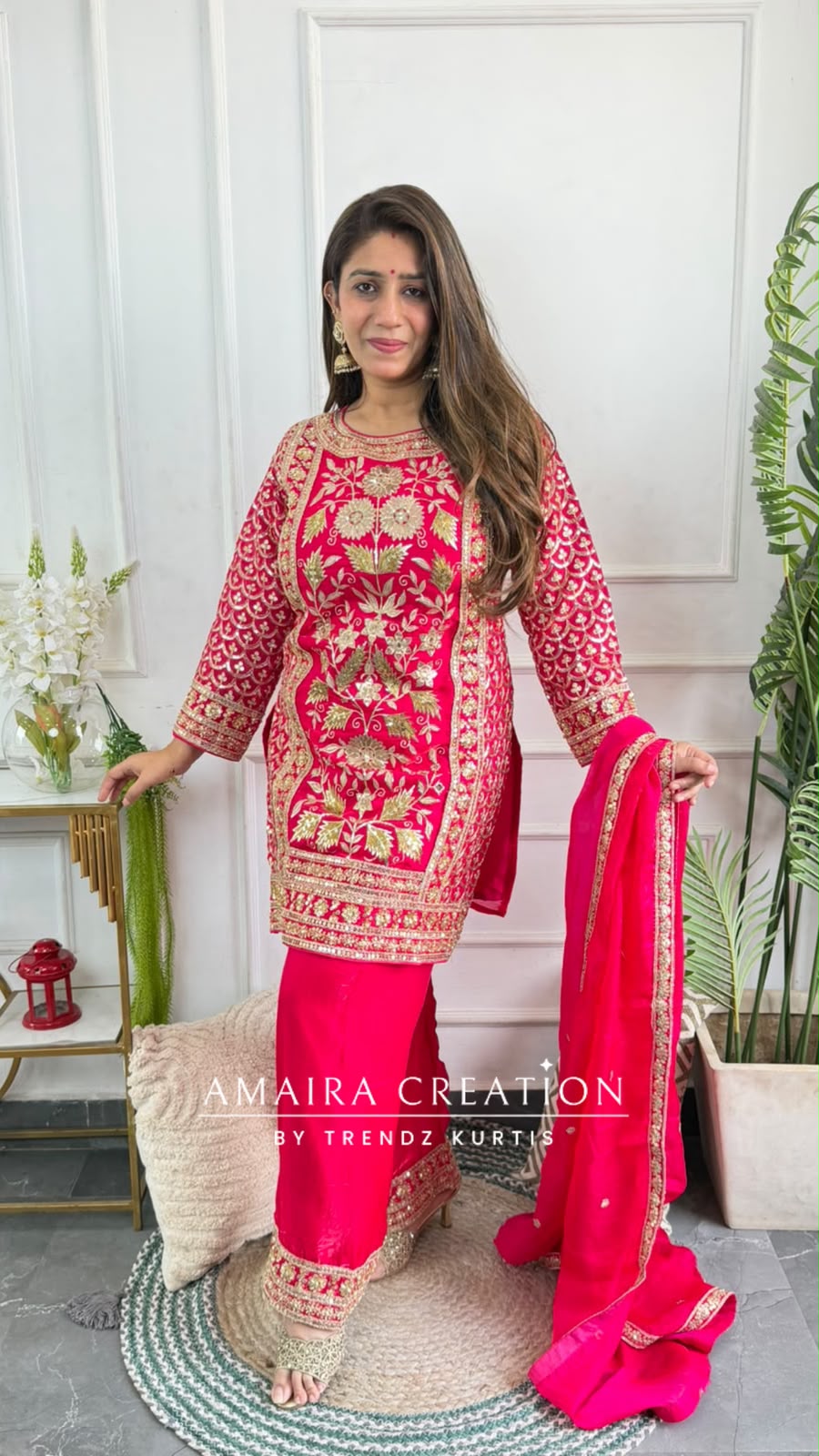 Sanskriti (Magenta Colour)