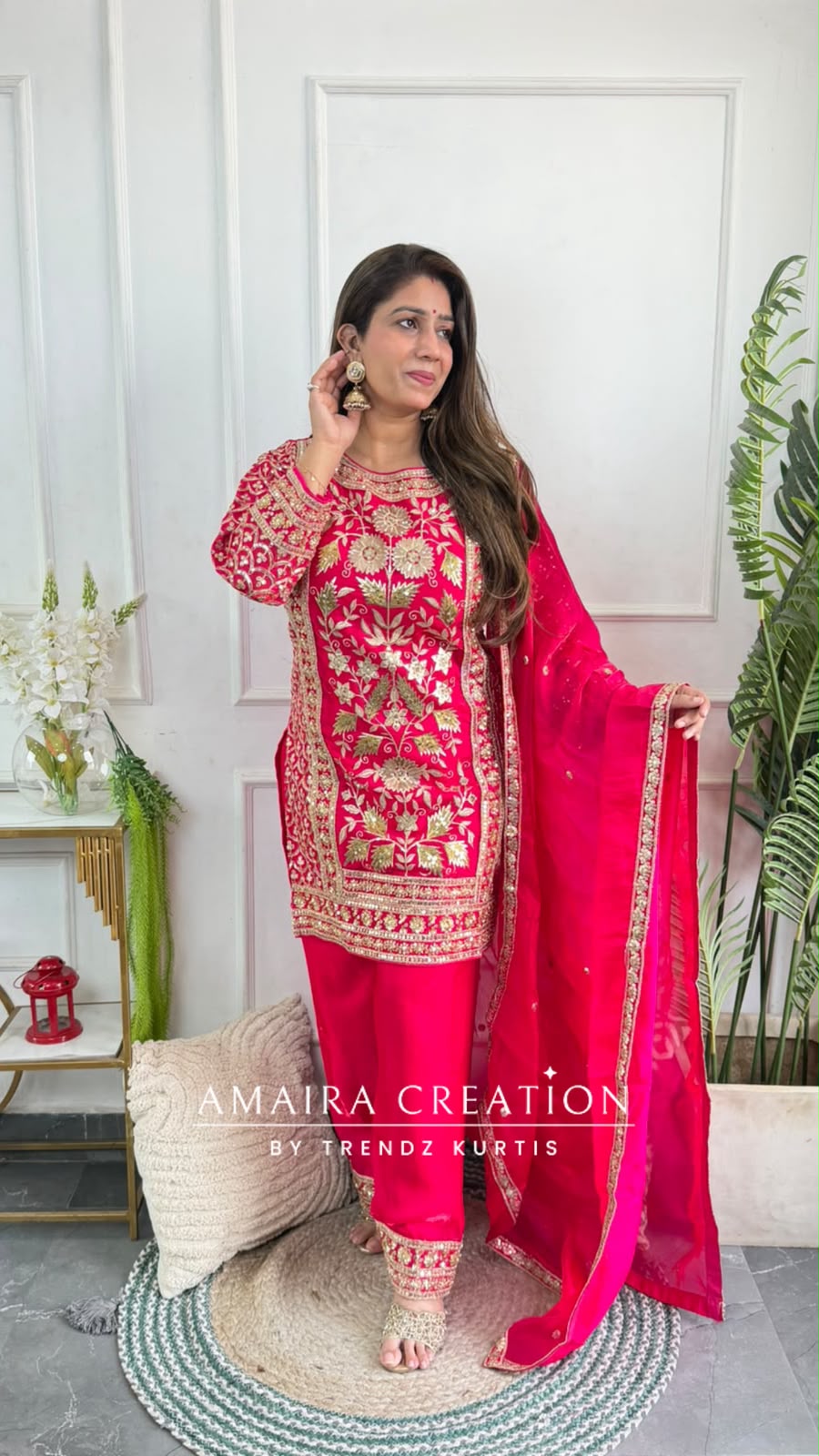 Sanskriti (Magenta Colour)