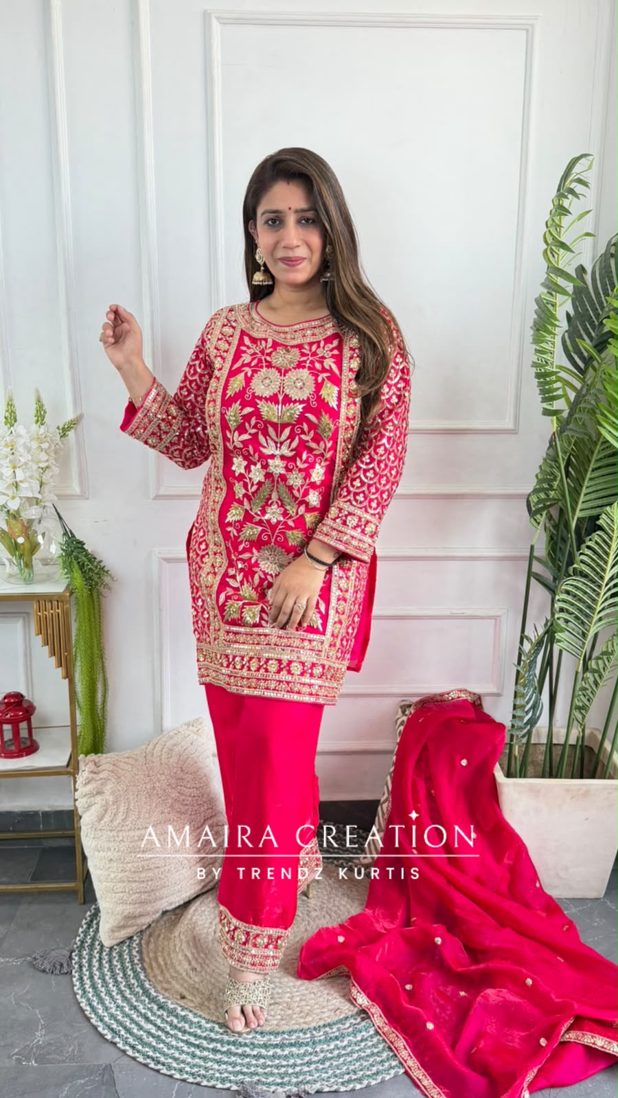 Sanskriti (Magenta Colour)