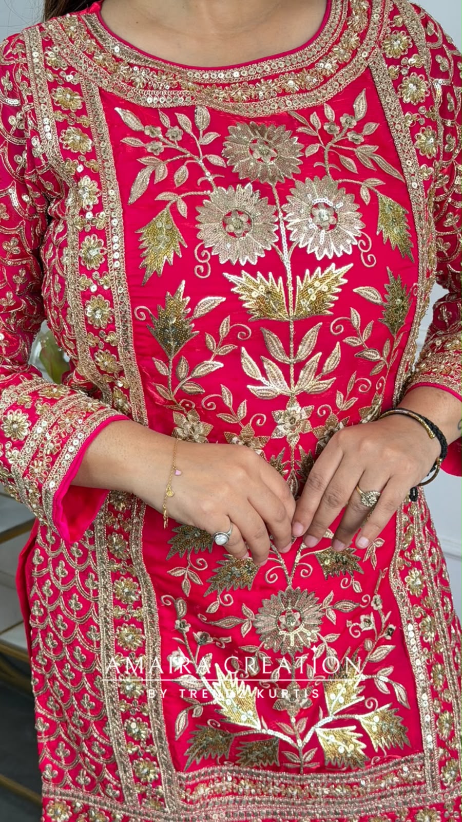 Sanskriti (Magenta Colour)