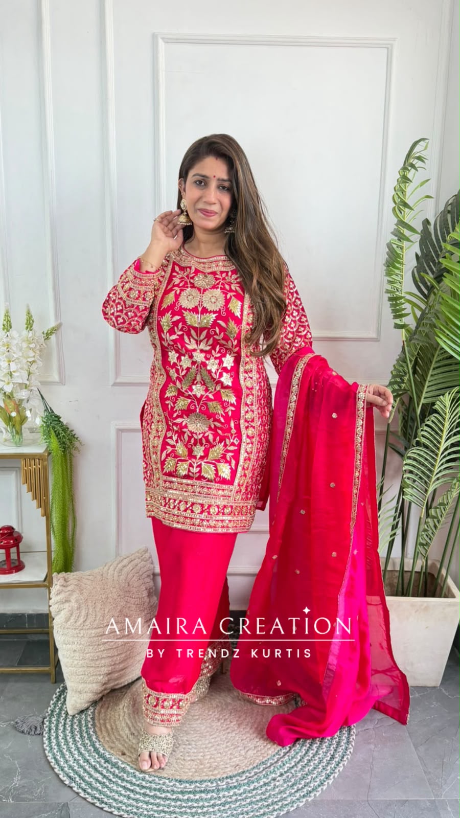 Sanskriti (Magenta Colour)
