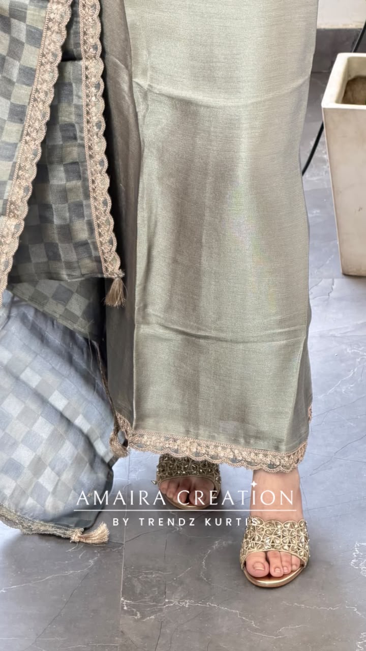 Premium Banarasi Brocade Sea Green Colour Unstitch Suit