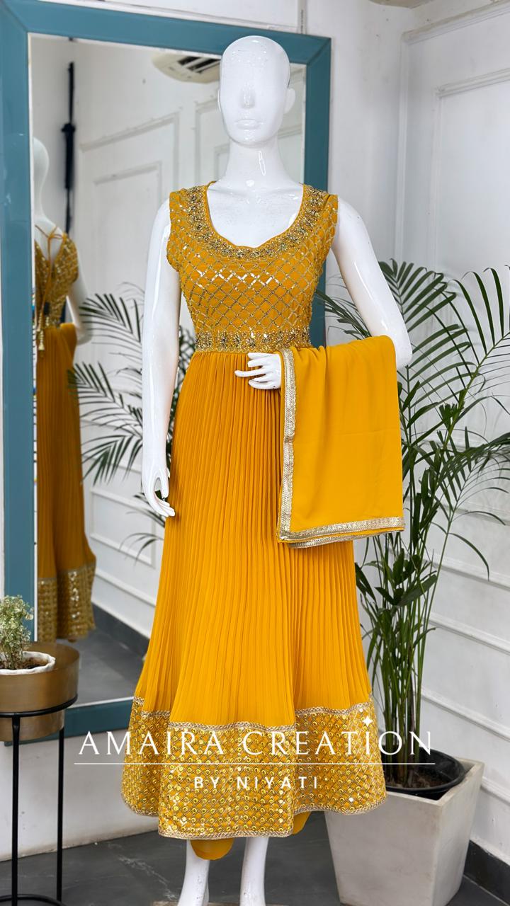 Georgette Anarkali Set