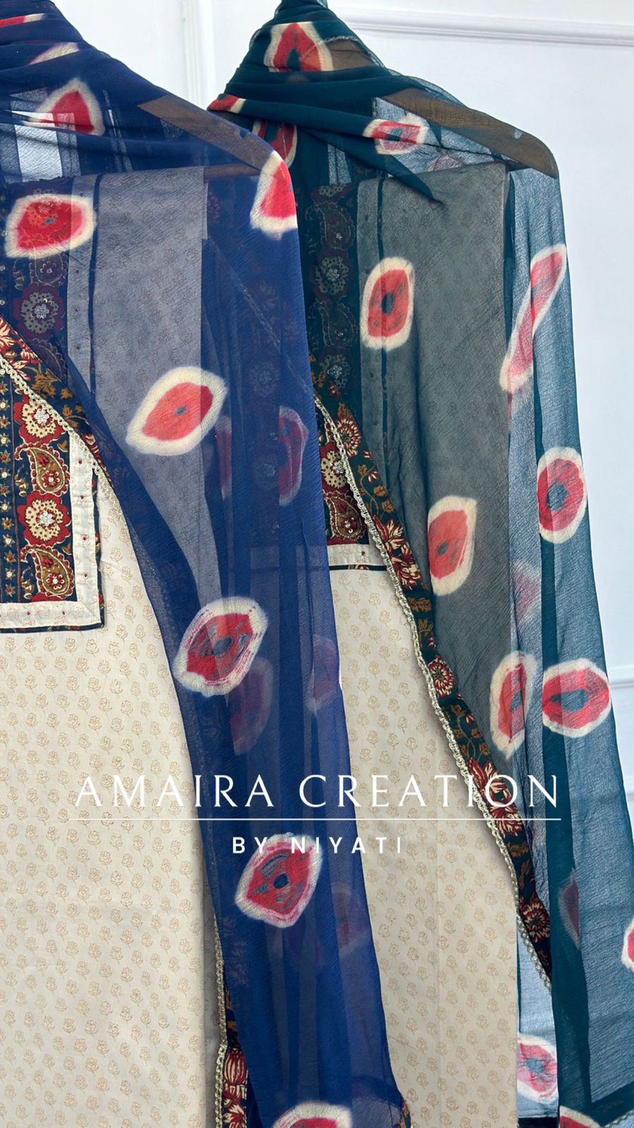 Premium Cotton Fabric Unstitch Suit With Schiffon Dupatta