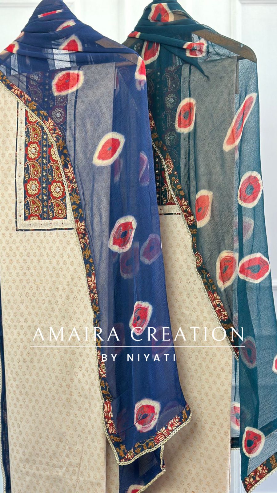 Premium Cotton Fabric Unstitch Suit With Schiffon Dupatta