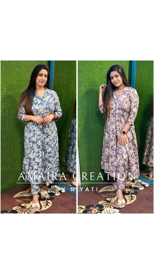 Centre Cut pant set
