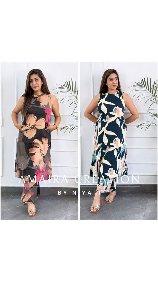 A-Line Cotton Set(Sleeves Available)