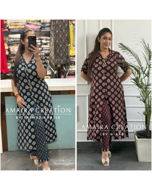 Premium Reyon Fabric Indo-Western Set