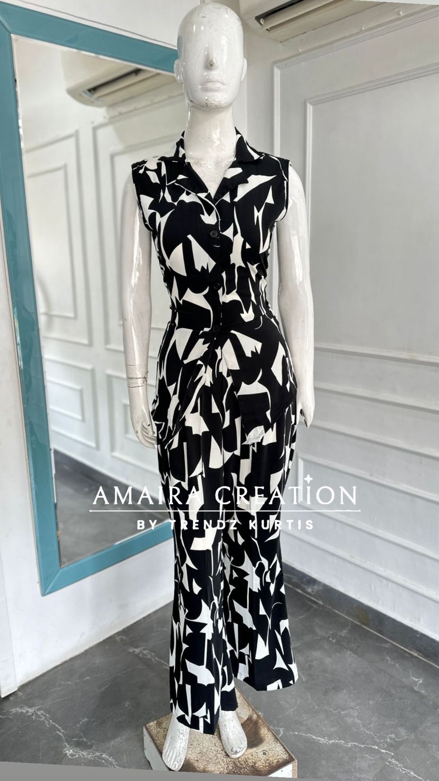 Black Ikebana Fabric Cord set(17 Inches Sleeves Available)