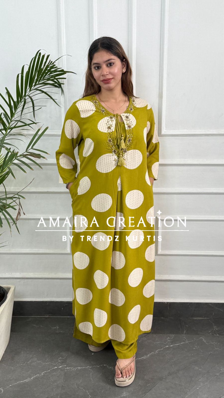Polka Dot Three Piece Cord Set
