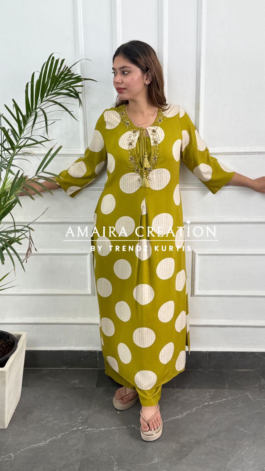 Polka Dot Three Piece Cord Set