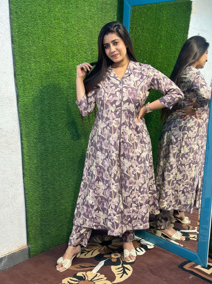 Centre Cut pant set
