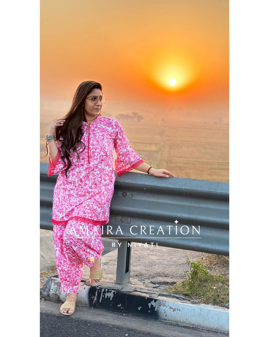 Comfortable Cotton Afghani Cord Set