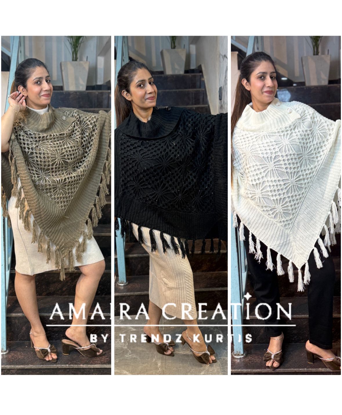 Designer Premium Woolen Free Size Croatia Pochu